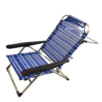 

Chair 4 positions folding with grated for beach