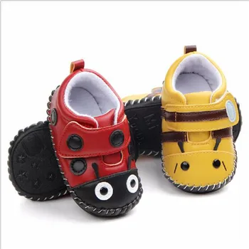 

Lovely Cartoon Baby PU Shoes Antislip Infants Casual First Walkers