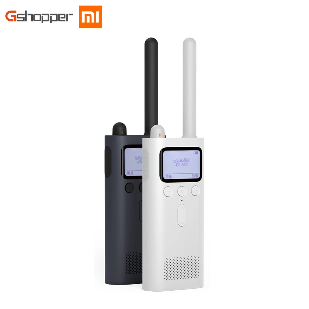 

Original Xiaomi Mijia Bluetooth 4.0 Walkie-talkie Bluetooth Interphone 8 Days Long Standby Location Sharing FM Radio
