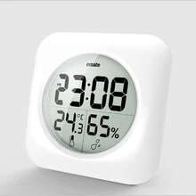 Digital Waterproof Shower Kitchen Bathroom Relogio de parede Clock With Suction Cup Table Hygrometer