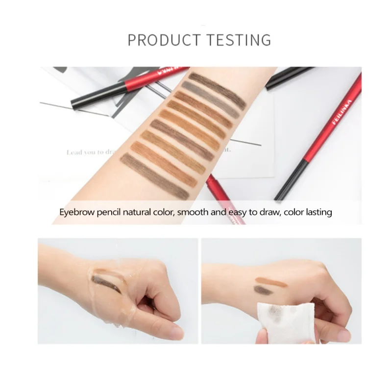 2019 1PC Double-head Eyebrow Pencil Eyes Makeup Eye Brow Enhancer Women Make up Cosmetics Creamy Brows Pen Brush 2019 1PC Double-head Eyebrow Pencil Eyes Makeup Eye Brow Enhancer Women Make up Cosmetics Creamy Brows Pen Brush