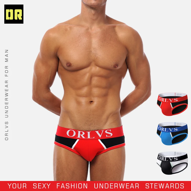 

CMENIN Brand Sexy Men Undrewear Briefs Gay Mens Bikini Brief Men Cotton Stripe Slip Pouch Underwear 3 Colors New Arrive OR07