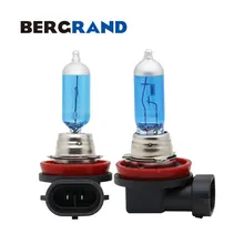 2 шт H8 35 W галогенная лампа супер яркий белый 4300 k светильники для автомобилей фары Противотуманные фары PGJ19-1 жесткий Стекло лампы