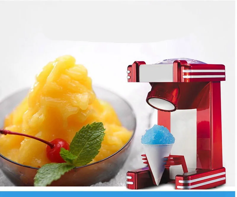 

Household automatic snowflake ice machine Ice crusher Smoothie machine Cotton ice tea shop