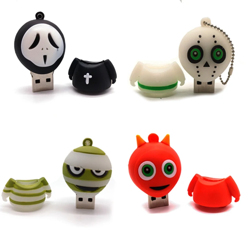 Pendrive cartoon Mummy usb flash drive 4GB 8GB 16GB 32GB 64GB Devil memory stick Halloween gifts Monster usb stick pen drive Pendrive cartoon Mummy usb flash drive 4GB 8GB 16GB 32GB 64GB Devil memory stick Halloween gifts Monster usb stick pen drive