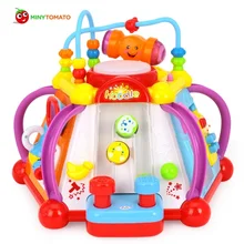 Baby Toy Musical Activity Cube Play Center with Lights 15 Functions & Skills Learning & Educational Christmas Toys No Box