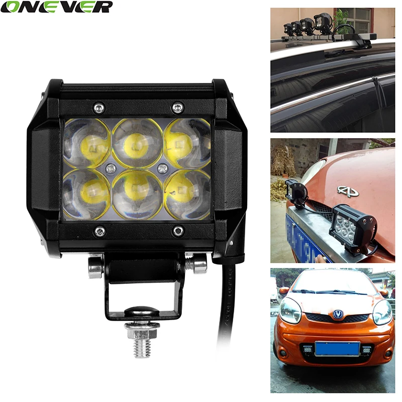 

4 Inch 30W LED Work Light Bar Offroad Driving Fog Light Flood Lamp For 4WD SUV ATV 4X4 Boat ATV