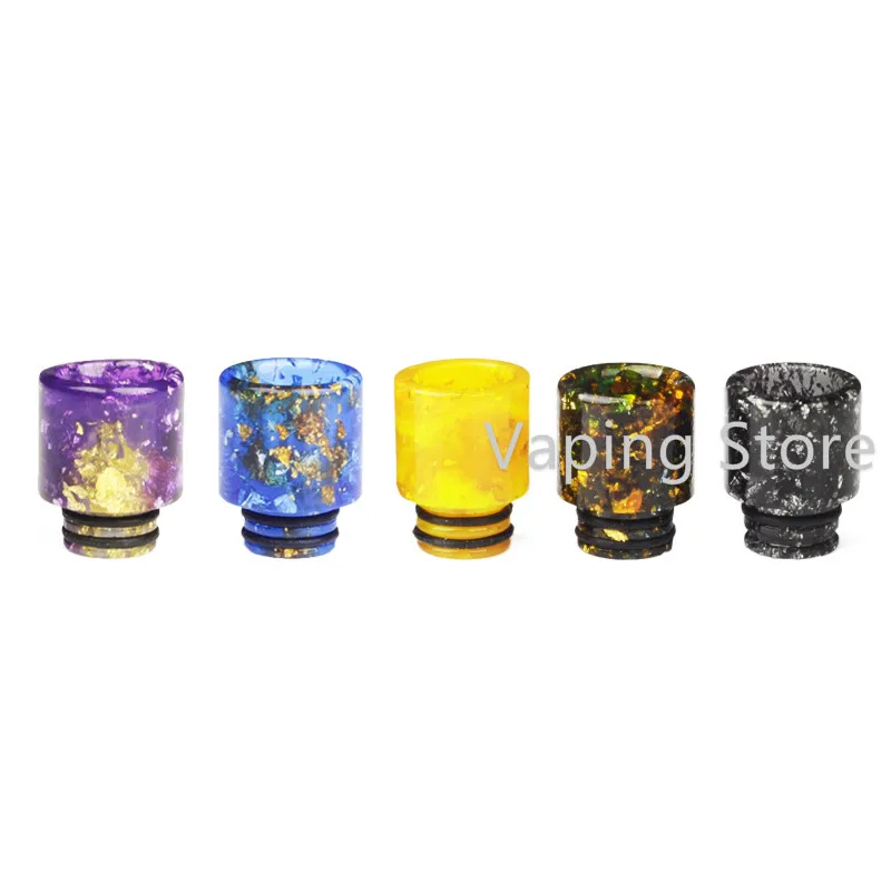 

Uwell Crown 4 IV/Horizontech Falcon/OBS CubeMini Tank Drip Tip Mouthpiece Rainbow Custom 510 Delrin Drip Tip