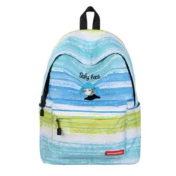 Frdun Tommy Sally лицо рюкзак полосатый звездное небо или градиент серии хип-хоп Стиль детская школьная сумка простое, маленькое, новое рюкзак