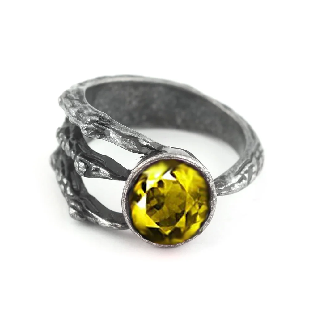 New Demon Paw crystal Ring men and women fashion jewelry