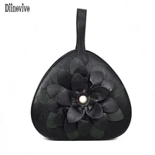 DIINOVIVO Multifunction Floral Women Shoulder Bags Luxury PU Leather Crossbody Bags Simple Fashion Handbags Lovely Bags CVHB0379