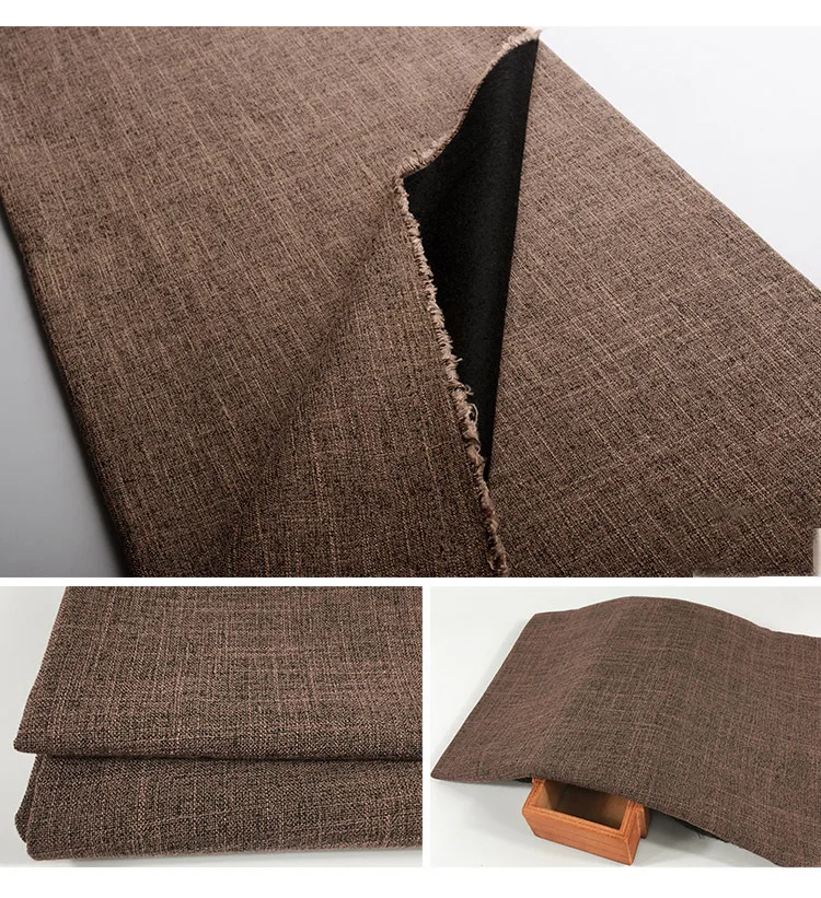 Buulqo 100x150 см утолщенная хлопковая и льняная ткань для самостоятельного изготовления дивана, занавески, скатерть для домашнего декора, хлопковая ткань