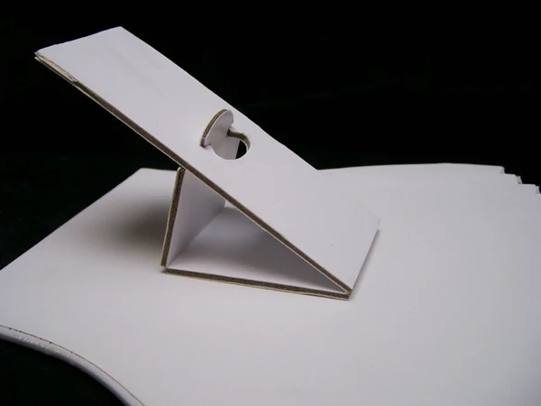  Jewelry Display Stand Necklace Holder Easel Bust white leatherette for Multi Items Folding Neck Eas