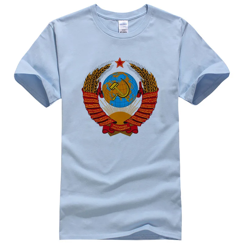 Новое поступление Мужская/женская футболка CCCP СССР Советская русская KGB серповидная армейская Футболка модная дизайнерская мужская футболка с рисунком#131