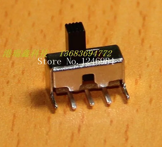 

[SA]Small electronic switch toggle switch slide switch DC power switching DC 3.0 spacing SS-12F23---200pcs/lot