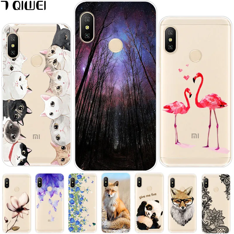 

For Xiaomi Redmi Note 6 Pro Case 6.26'' Silicone Clear Soft TPU Phone Case For Xiaomi Redmi Note 6 Pro Case REDMI NOTE6 Para