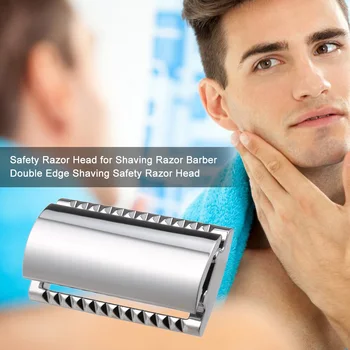 

1 Pcs Double Edge Safety Razor Head for Shaving Razor Barber Shaving Safety Razor Open Head Professional Beard Hair Shaving Tool