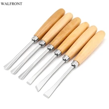 6 шт./компл. woodworkinng Резьба Долота профессиональная резьба по дереву ручной набор стамесок DIY Деревообрабатывающие инструменты для лепки