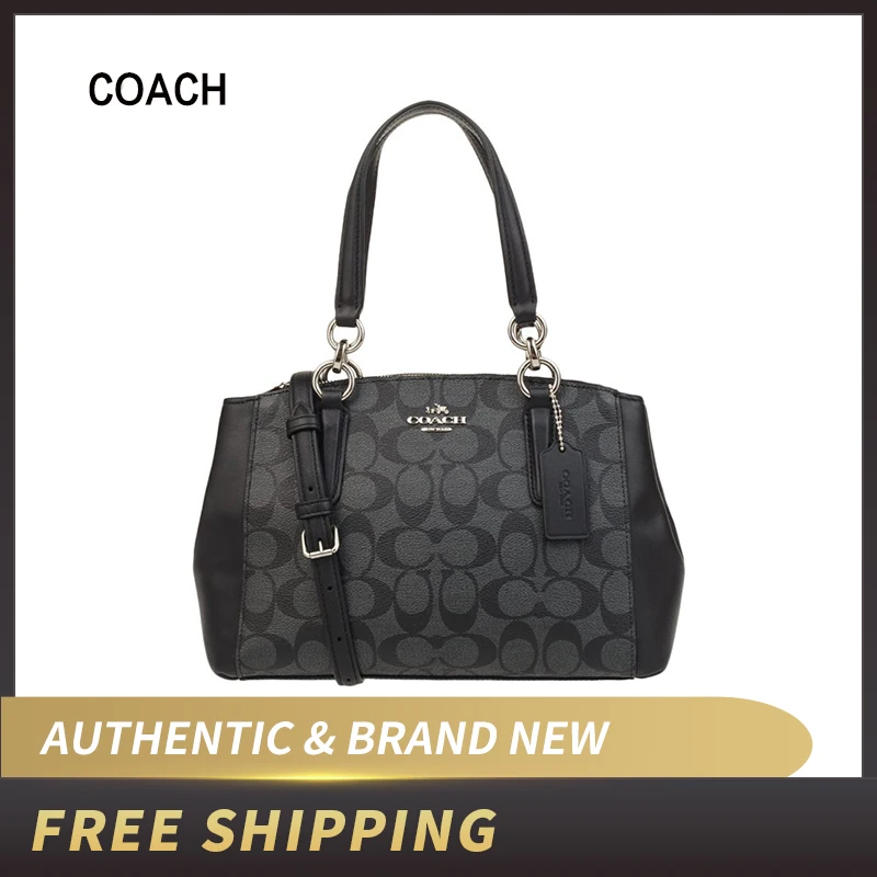 Coach F58290 Crossgrain кожаный мини Кристи Carryall