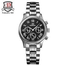 BINKADA Gold Watch Women Rhinestone Luxury Mechanical Watches Diamond Lady Dress Wristwatch Sapphire Clock Women Reloj Mujer