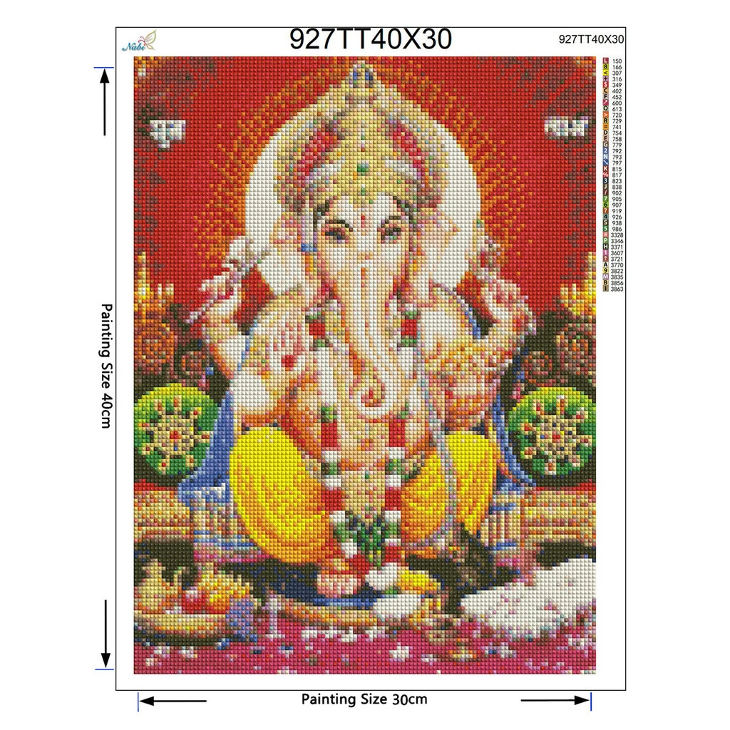 5D алмаз для алмазной вышивки Hinduism Ganesh картина 3D Diy алмазная живопись рукоделие