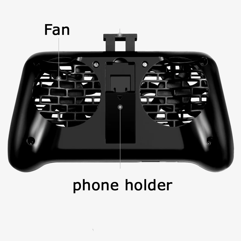 

Mobile Phone Cooler Fan Built-in 2000 mAh battery smartphone Holder Game Gaming Cooling Pad Gamepad Mute Radiator