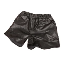 Детская одежда коллекция года, осенне-зимняя детская одежда бархатные кожаные шорты для девочек универсальные повседневные шорты Одежда для девочек От 2 до 16 лет