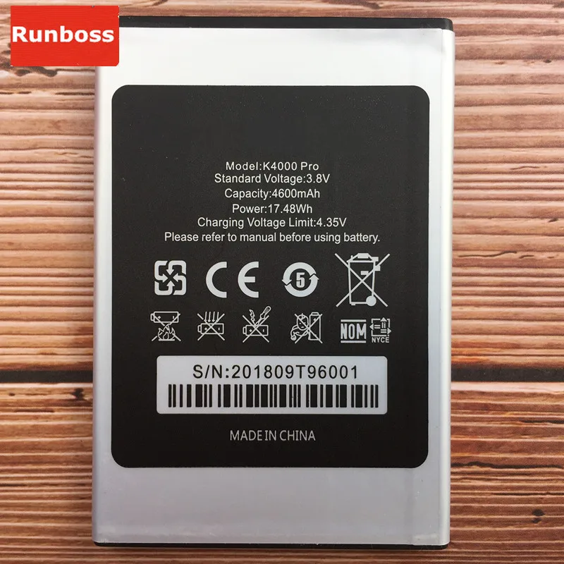 

For Oukitel K4000 Pro Battery 100% Original High Quality 4600mAh Rechargeable Li-ion Built-in Mobile Phone Batteries