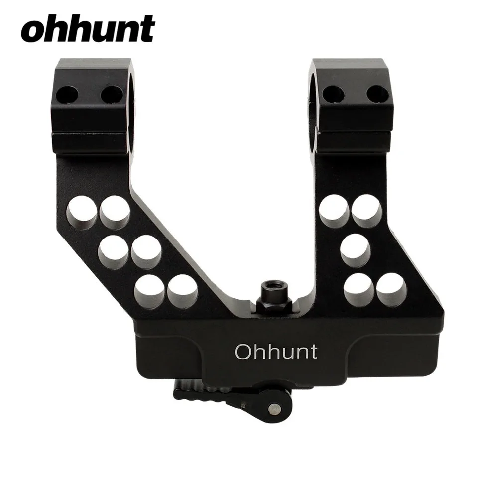 Ohhunt Quick Detach AK боковая рейка с цельным Кольцом 1 дюйма/30 мм для AK47 AK74 Black бесплатная