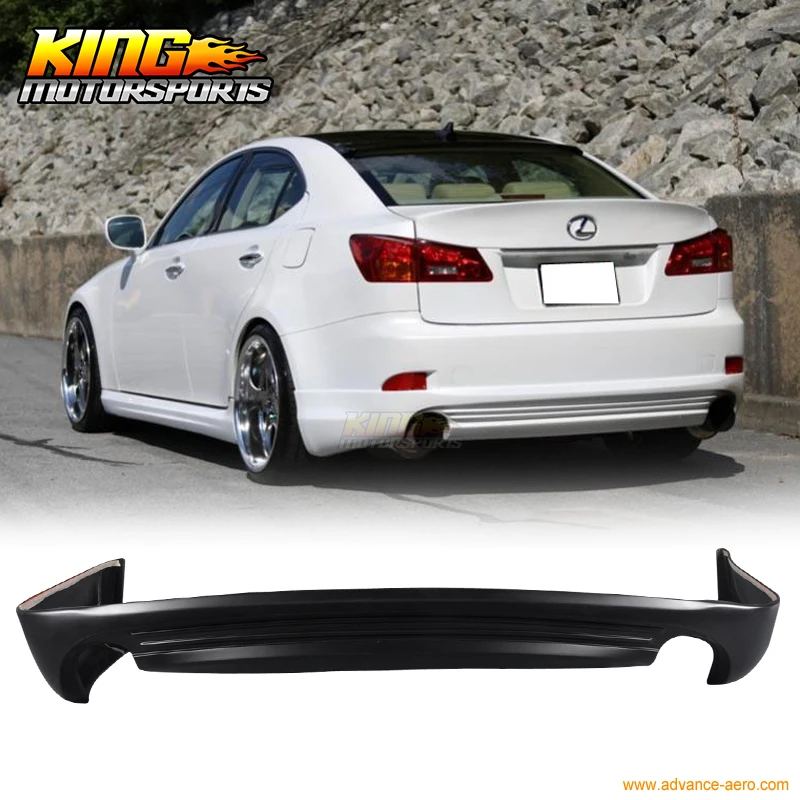 

FIT 06-13 LEXUS IS250 IS350 4DR IN-S STYLE POLY URETHANE REAR BUMPER LIP