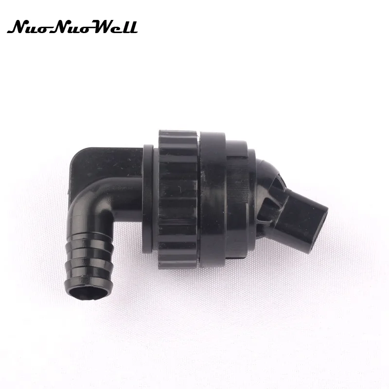 1pcs NuoNuoWell Plastic 1/2" Waterproof Water Tank Drainage joints Aquarium Accessories Fish Tank Connector 20mm Pipe Parts