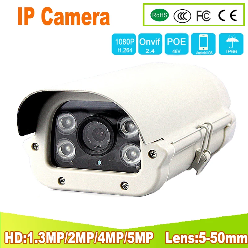 

outdoor IP camera 2mp/4mp/5mp/8mp IP Camera CCTV Security Waterproof Outdoor Manual Zoom Varifocal Lens 5-50mm 1080P Array LEDs