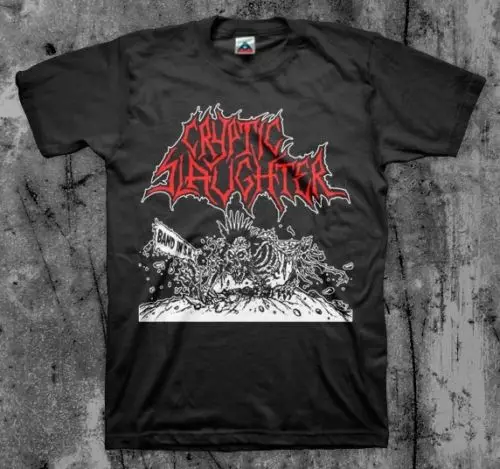 Футболка Cryptic Slaughter ➺nd In Sm' Dri Coc Thrash 100% хлопок летние крутые футболки с