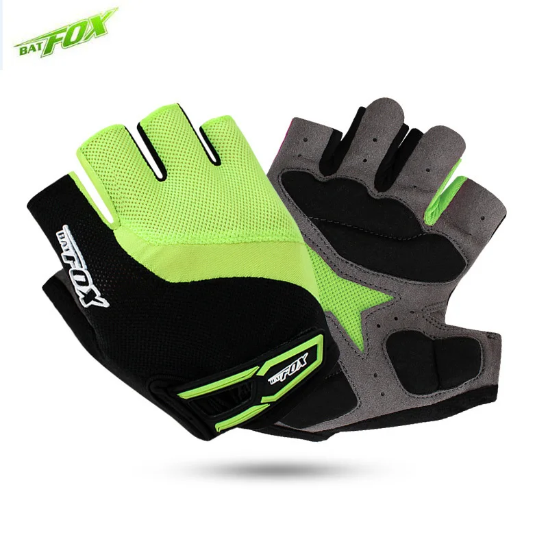 BAT FOX 2017 MTB Cycling font b Gloves b font For Men Summer Half Finger Bike