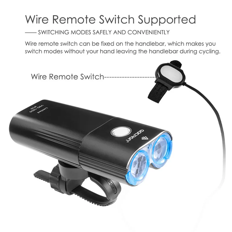 Flash Deal GACIRON 1800 Lumen Bike Light Bicycle Headlight 6700mAh Power Bank USB Rechargeable Waterproof Front light Cycling Accessories 3 Flash Deal GACIRON 1800 Lumen Bike Light Bicycle Headlight 6700mAh Power Bank USB Rechargeable Waterproof Front light Cycling Accessories 3