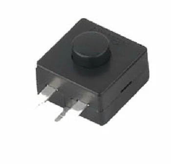 

50pcs/lot DC Power push button switch 11.8mmx11.8mm DIP side 3PIN ON-OFF-ON for flashlight