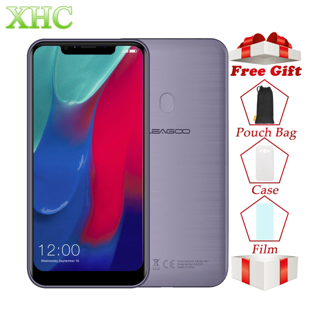 LEAGOO M11 Android 8 1 6 18 &quotмобильный телефон 2 Гб ОЗУ 16 ПЗУ четырехъядерный 4000 мАч
