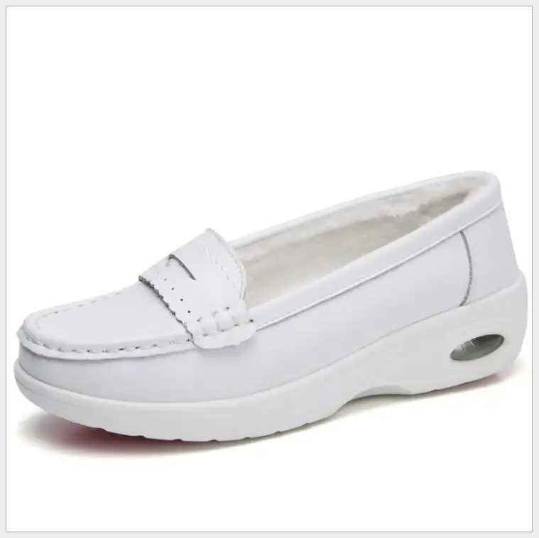 Womens Sport White Skidproof Nursing White Shoes Hospital Footware Work Shoes 