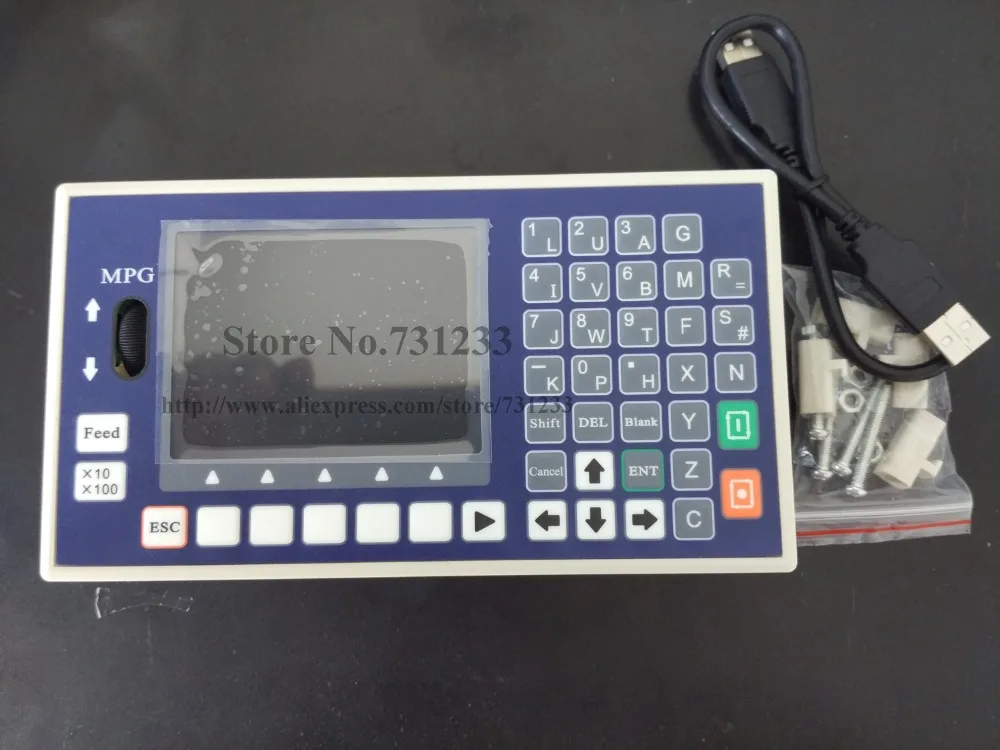 Контроллер ЧПУ с 1-4 осями USB-порт G-код управление шпинделем автономный MPG