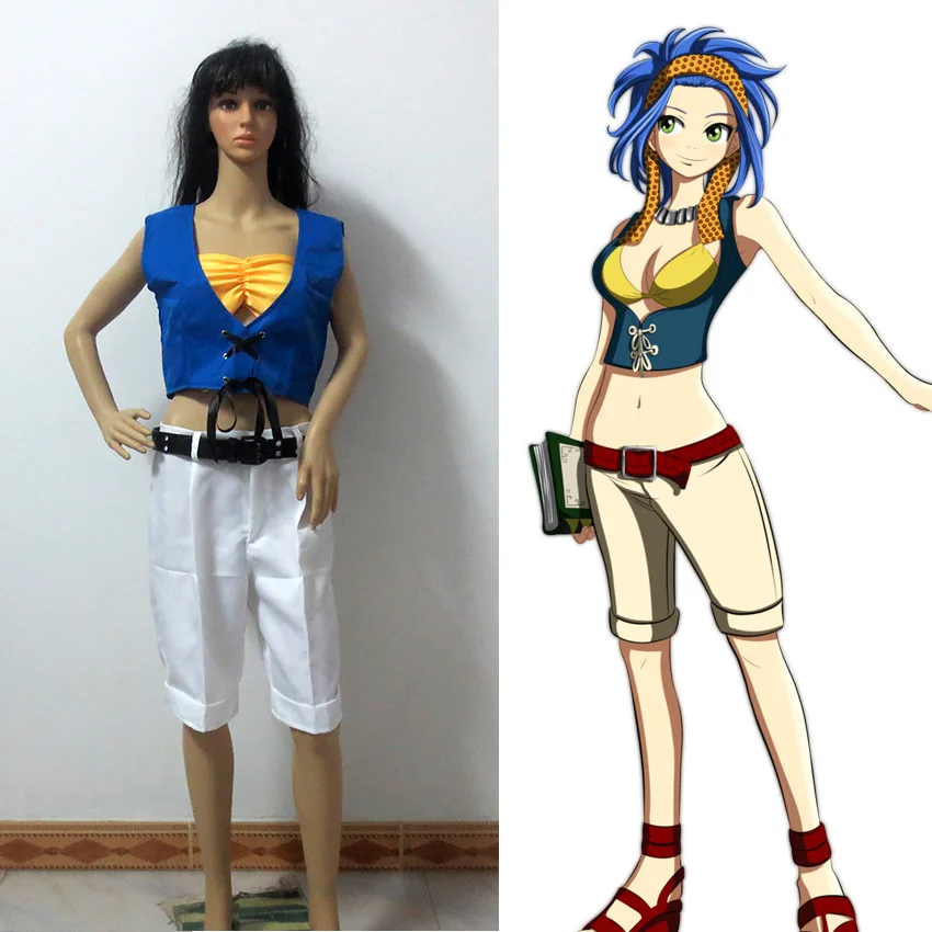

Fairy Tail Levy McGarden Cosplay Costume Halloween Costumes