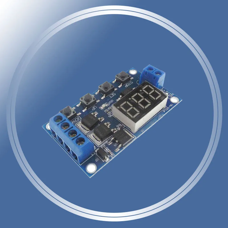 

Trigger Cycle Timer Delay Switch 12 24V Circuit Board Dual MOS Tube Control Module