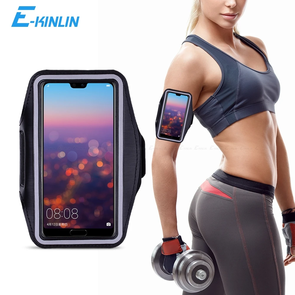 

Sport Gym Running Workout Case Pouch Arm Band For HuaWei GR5 2017 P8 P9 P10 P20 P30 Pro Lite Plus Mini 2016 Phone Bag Belt Cover