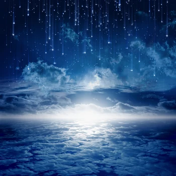 

HUAYI Art Fabric Sky Scenery Backdrop Photography For Newborn Background XT-5475