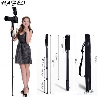 

HAFEI Professional Tripods Portable Camera Monopod WT 1003 For Nikon D3200 D3100 D5000 D7000 DSLR SLR Lightweight Max:67"(171cm)