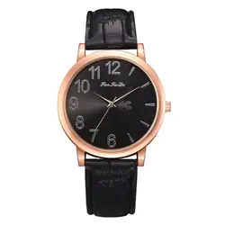 FANTEEDAF случайный набор Кварцевые наручные часы Для женщин Простые модные часы роскошный женский кожаный ремень наручные часы