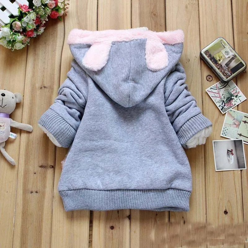 Jaqueta de Inverno para Meninas Cabolsa de Bebê Jaqueta de Inverno Hoodies da Criança para Baixo Jaqueta de lã Parka Crianças Roupas Quente 31 Mamãe e Bebê