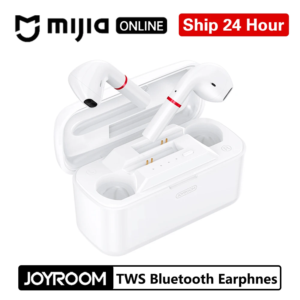 

JOYROOM T06 TWS Earphones Bluetooth 5.0 Touch Control Wireless Stereo Headset In-ear Earbuds with Mic 2500mAh HIFI Tone Quality