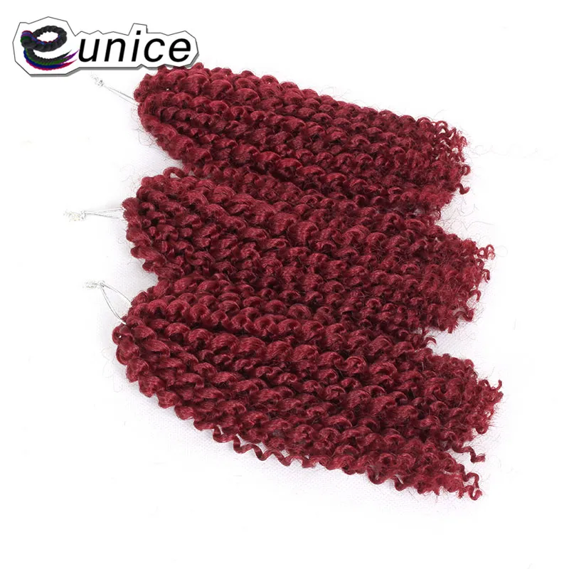 Synthetic Ombre Braiding Hair Mali bob Kinky Curly Crochet Hair (60)