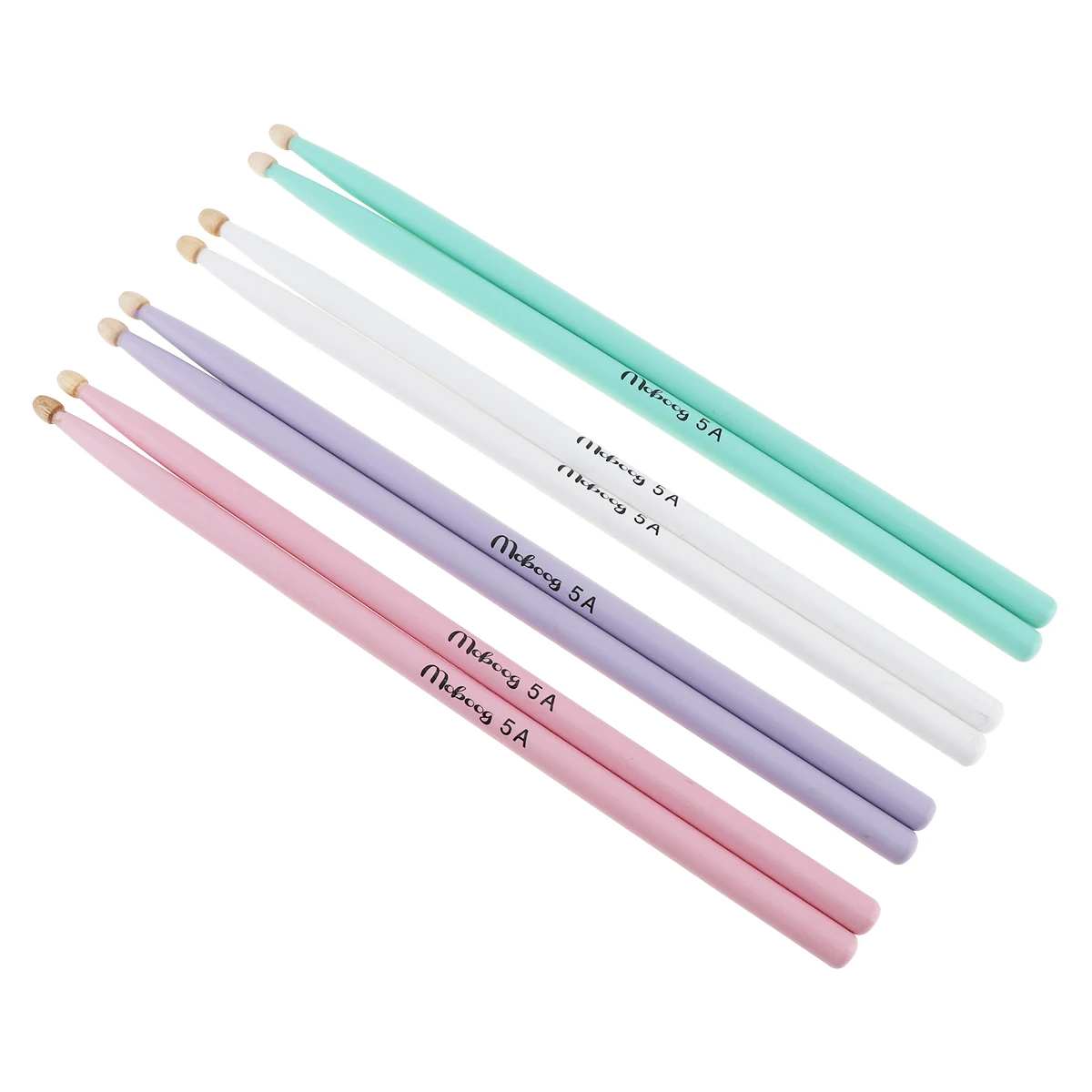 

1 Pair Colorful Portable and lightweight Maple 5A Size Maple Wood Drumsticks Stick