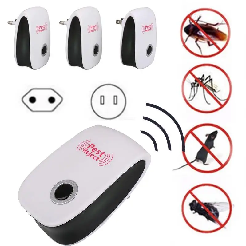 

2017 Multifunction Mole Repeller Ultrasonic Anti Mosquito Repellent Cockroach Repeller Mouse Repellent Pest Reject Insect Killer